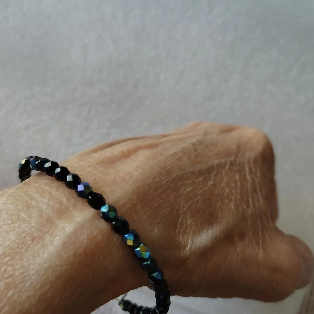 Alex and Ani AB  Swarovski Crystal Beaded Bangle 429 - Picture 2 of 4